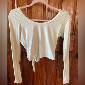 lululemon its a tie longsleeve size 2 mint green